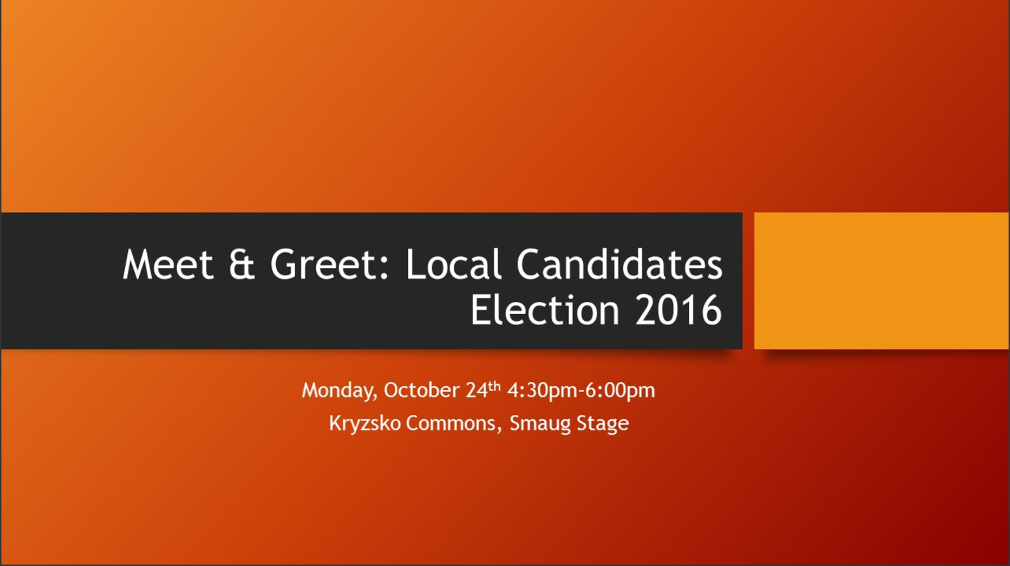 WSU hosts Local Candidate Meet and Greet