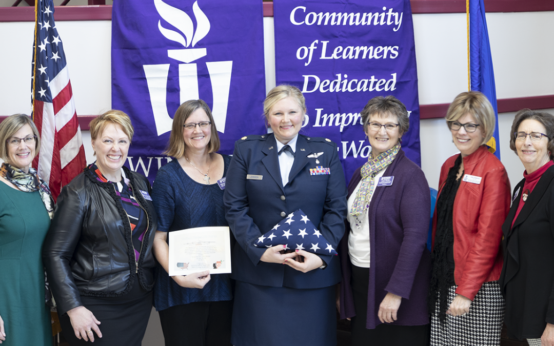 WSU in the News: Rochester Nursing Student Leads Military Flag Ceremony