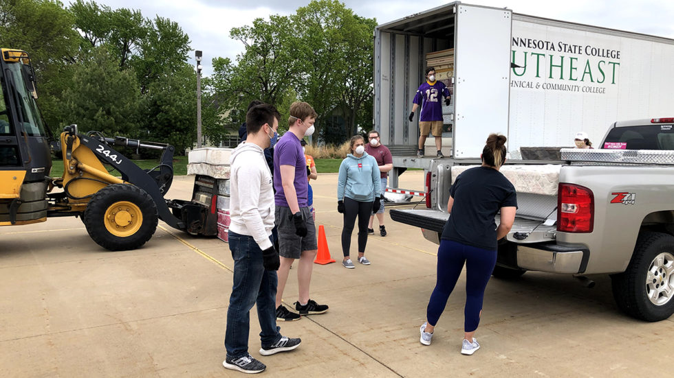 SemiTruck of Mattresses Diverted from Landfill Winona State News