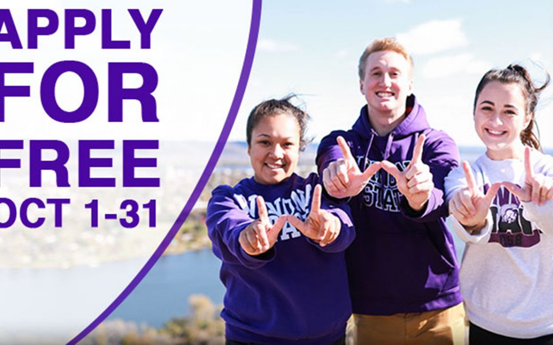 Apply to Winona State for Free in October