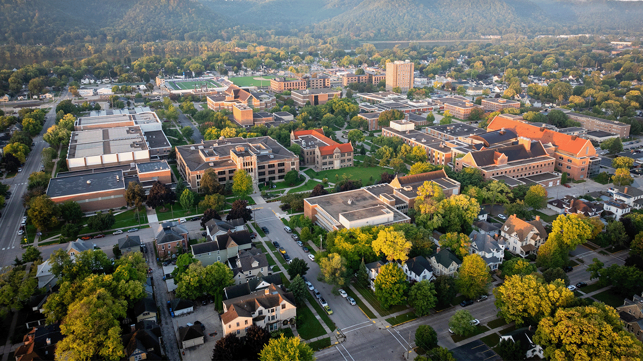 A view of WSU.